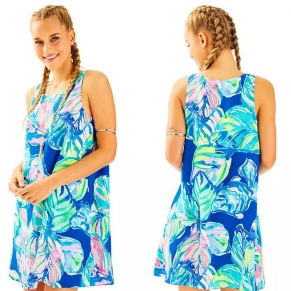 Lilly Pulitzer Jackie dress Vibrant Tropical Print Sleeveless Dress